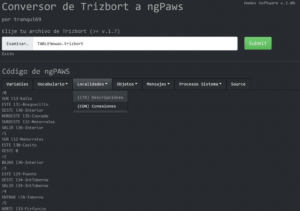 Conversor de Trizbort a ngPAWS